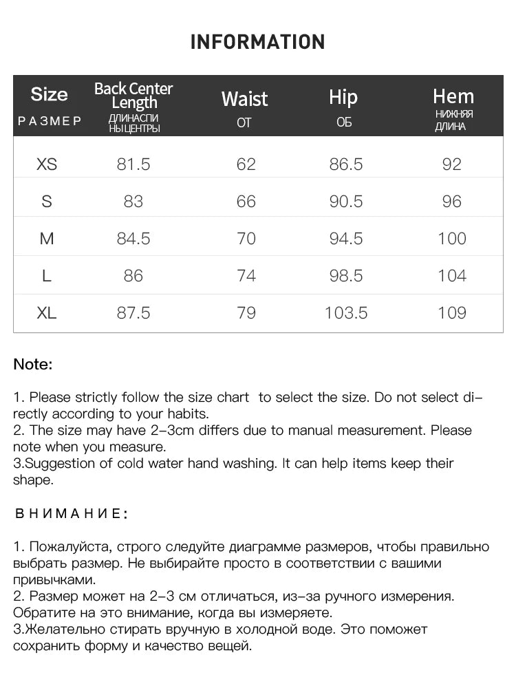 FSLE Women's High Waist Straight Long Skirt - Commuter Slimming Fit