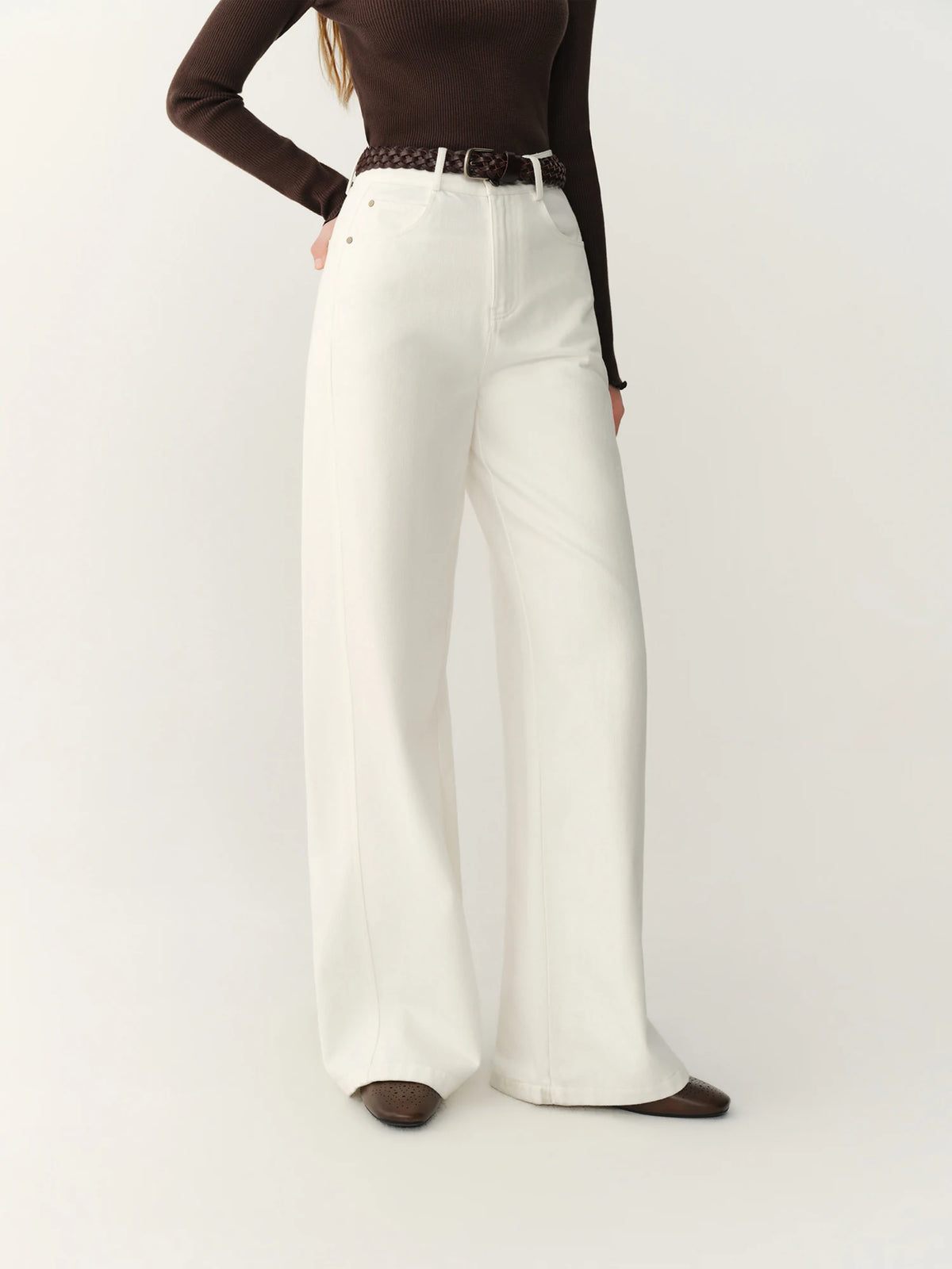 Women's Mid-Rise Lyocell Slim Straight Leg Jeans - Vintage Denim