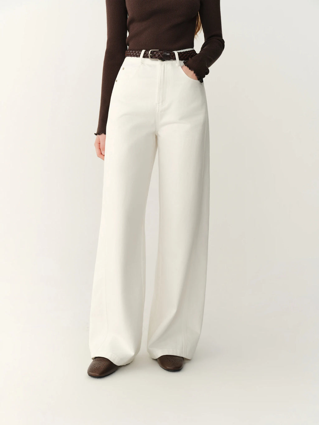Women's Mid-Rise Lyocell Slim Straight Leg Jeans - Vintage Denim