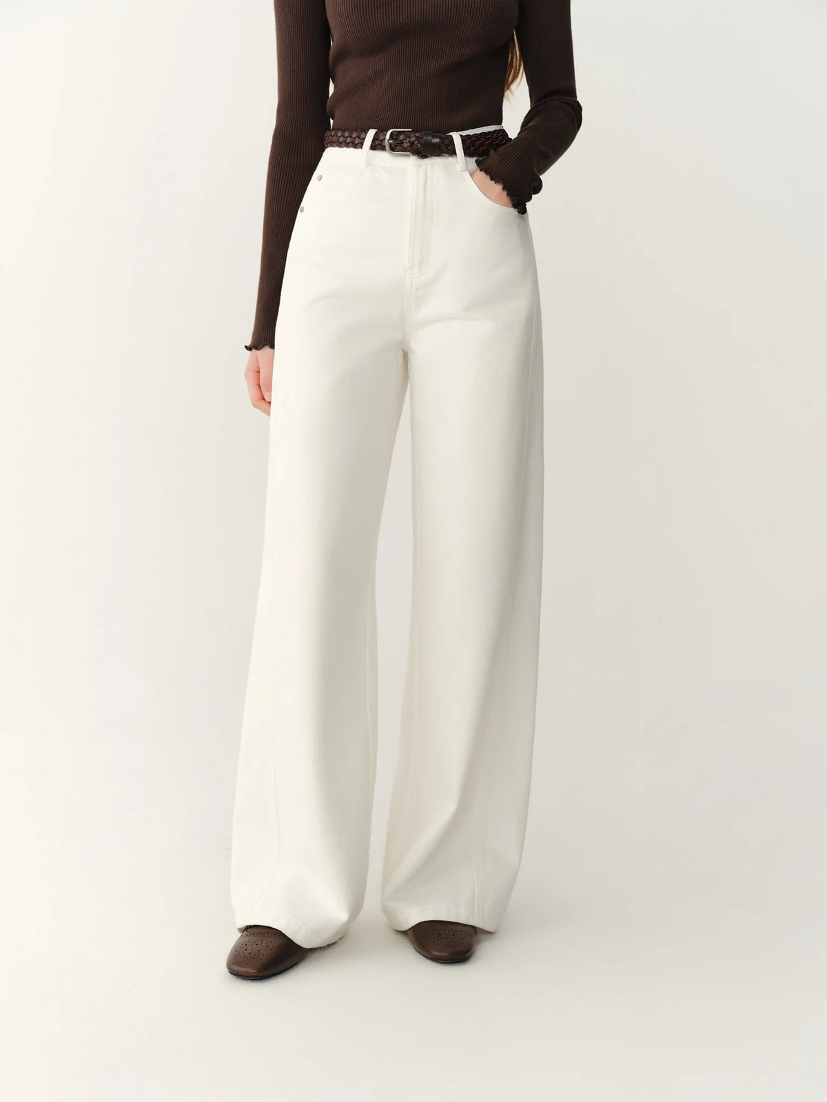 Women's Mid-Rise Lyocell Slim Straight Leg Jeans - Vintage Denim