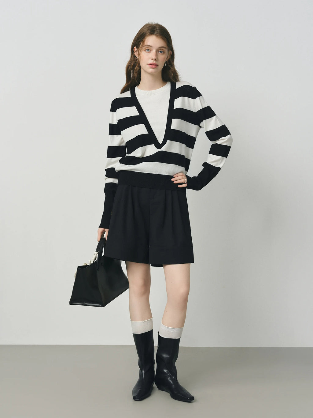 Women's Color Blocked Casual Shorts | FSLE Commute Style Summer 2025