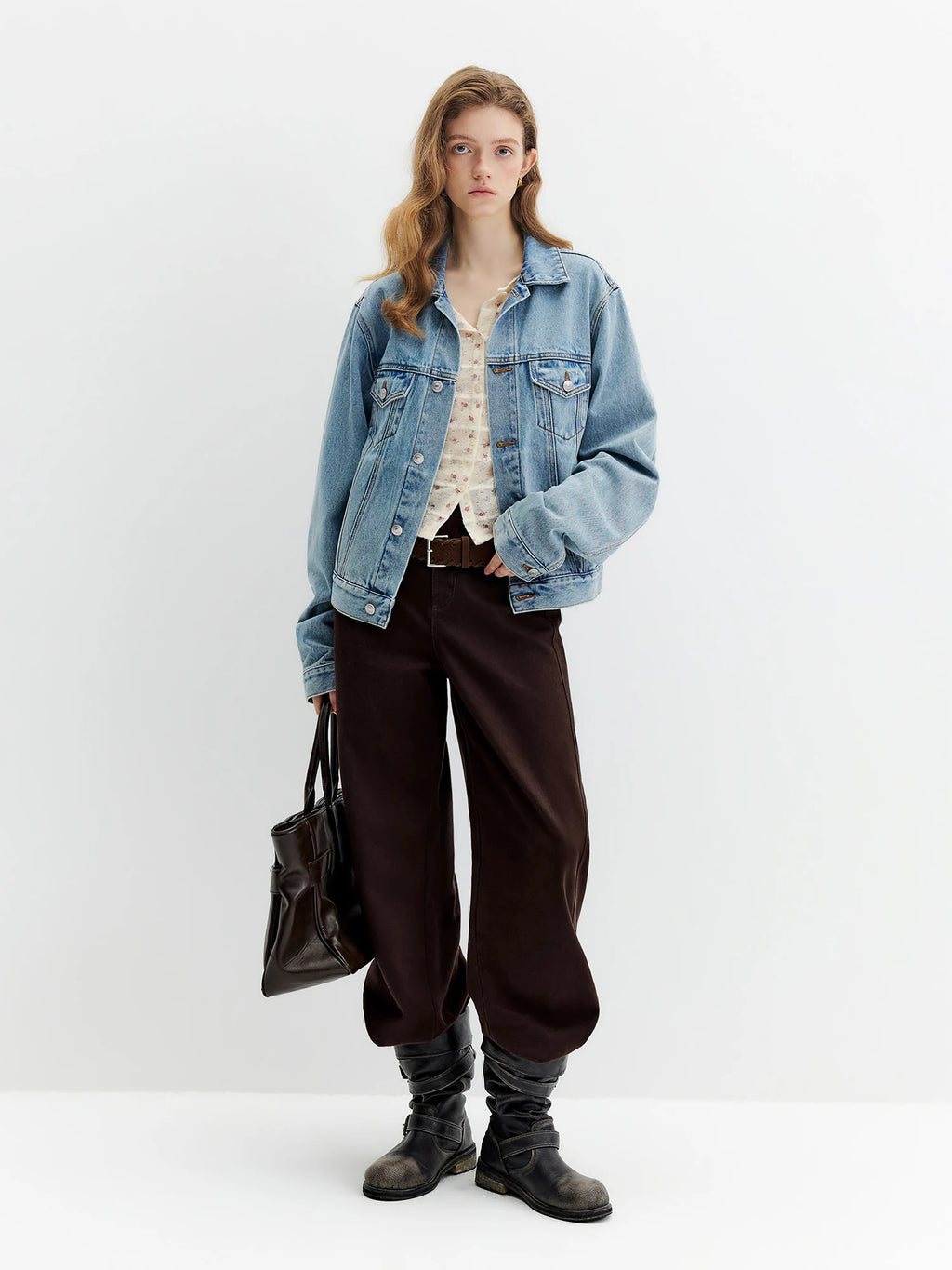 Women's Mid-Rise Lyocell Slim Straight Leg Jeans - Vintage Denim