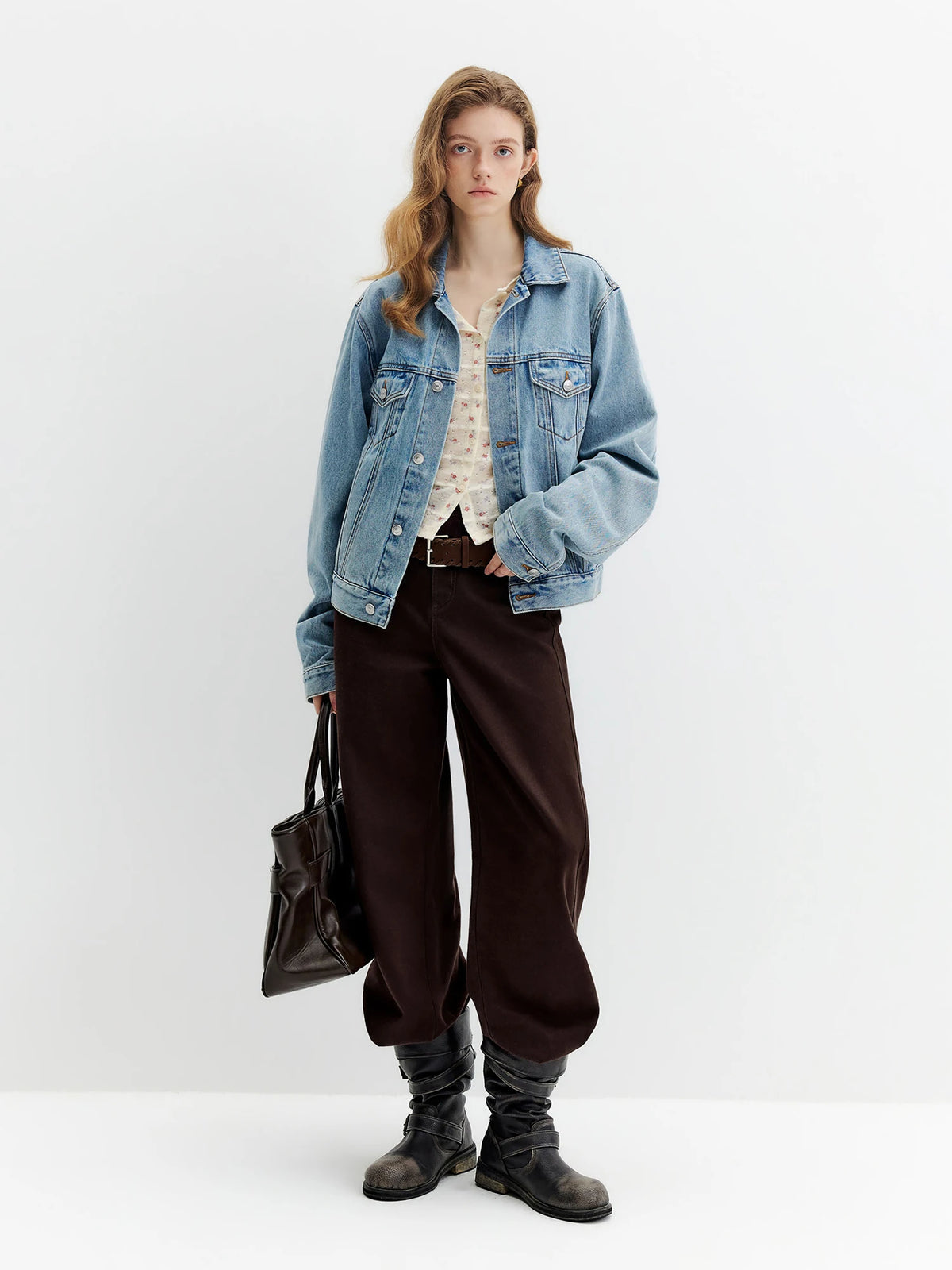 Women's Mid-Rise Lyocell Slim Straight Leg Jeans - Vintage Denim