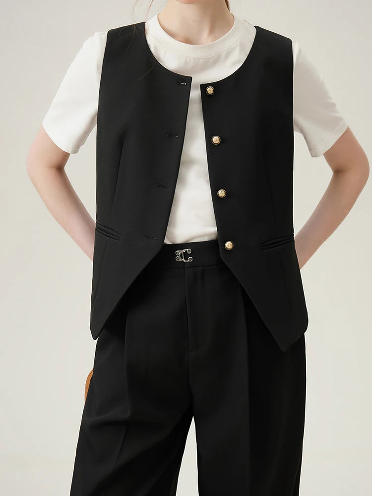 FSLE Women's Formal Blazer Suit Set - Office Lady Professional Wear